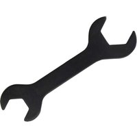 Black Monument Double Ended Compression Fitting Spanner with open jaws on both ends.