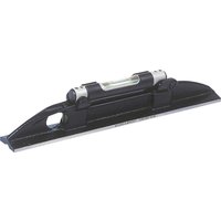 Black Moore and Wright ELM Engineers Spirit Level with a central bubble vial and ergonomic handle.