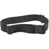 Black nylon belt designed for holsters, featuring an adjustable buckle for secure fastening and a durable, lightweight material suitable for everyday use.