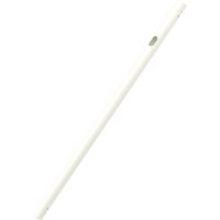 White Multibrackets M Pro Series extension pipe, 0.8m long, sleek cylindrical design with a smooth finish.
