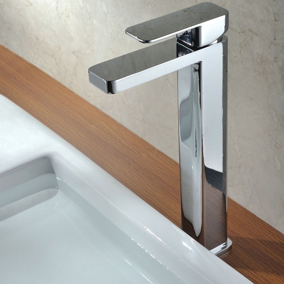 Nes Home Monobloc Counter Top Tall Sink Basin Mixer Tap with Waste - image 2