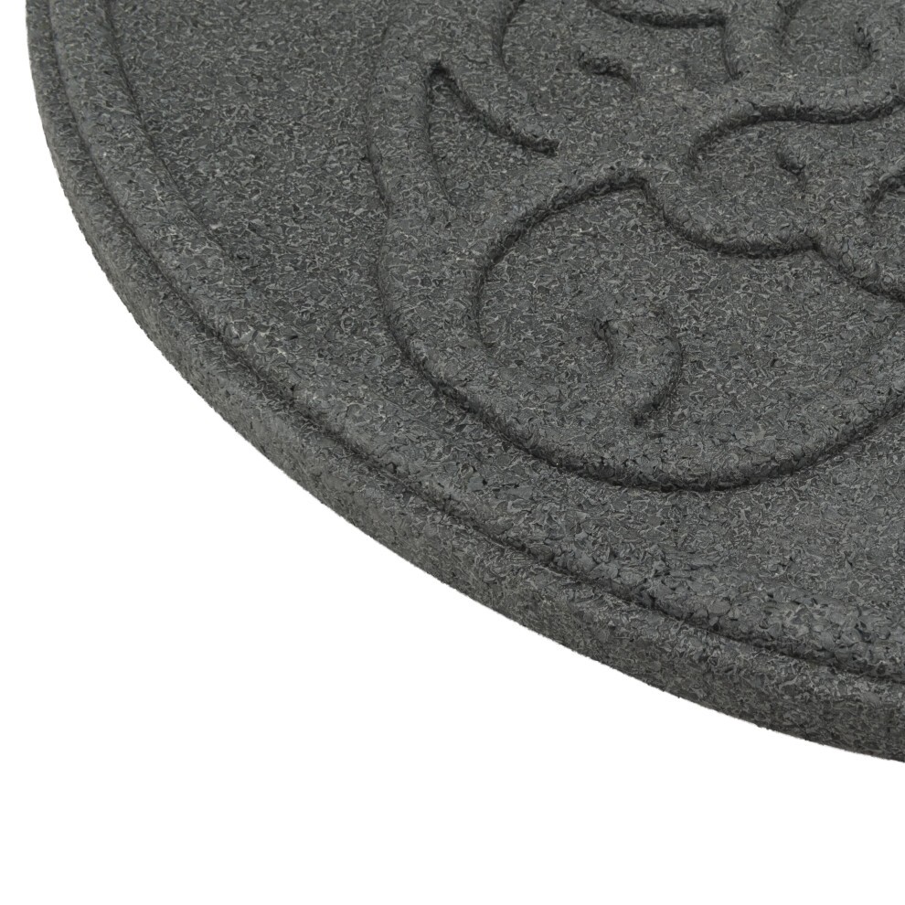 Nicoman Grey Butterfly Reversible Garden Stepping Stone 46cm 4 Pack - image 3