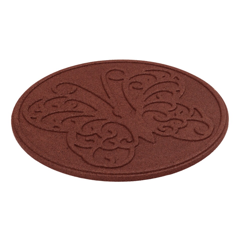 Nicoman Terracotta Butterfly Reversible Garden Stepping Stone 46cm 4 Pack - image 2