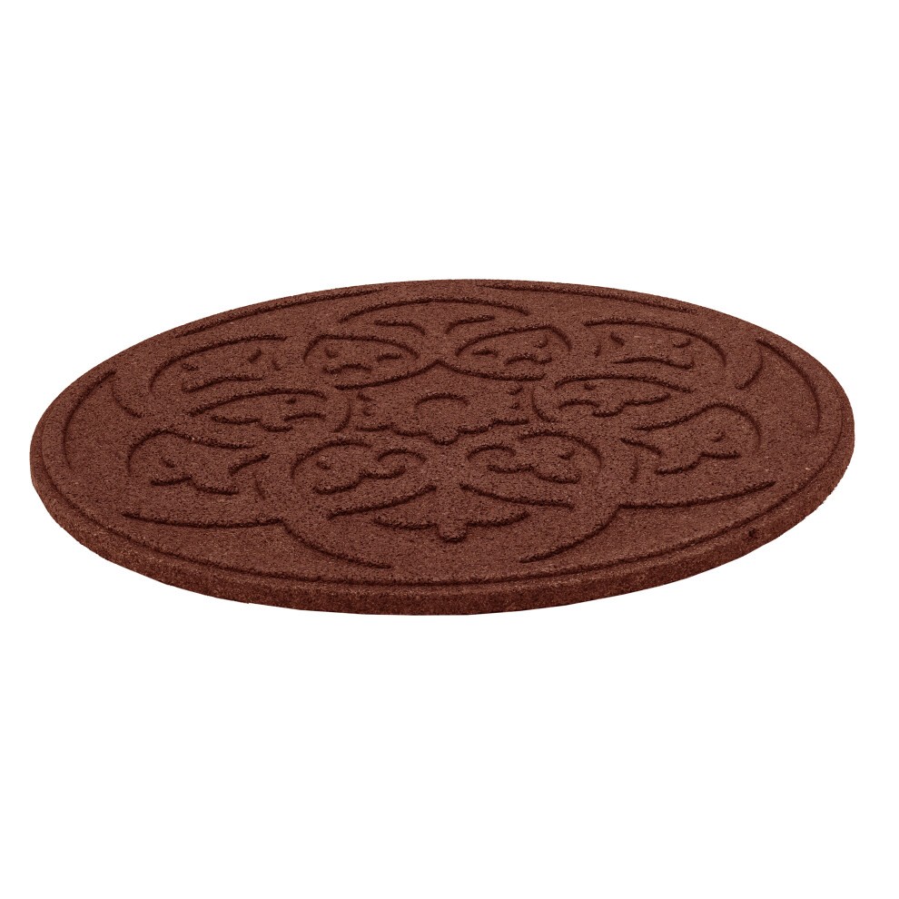 Nicoman Terracotta Scroll Reversible Garden Stepping Stone 46cm 4 Pack - image 2