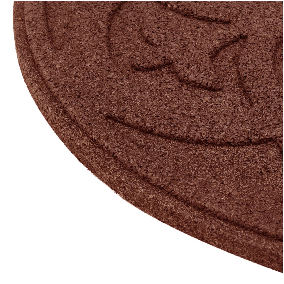 Nicoman Terracotta Scroll Reversible Garden Stepping Stone 46cm 4 Pack - image 3