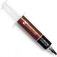 Noctua NT-H1 thermal paste syringe with brown label, white plunger, and black nozzle, 10g capacity.