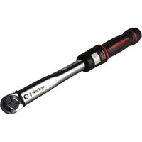 Norbar 3/8" drive reversible torque wrench with black grip handle and silver shaft, featuring red accents.