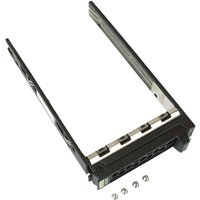 Black Origin Storage Caddy for Fujitsu Primergy with open frame design and screw set.