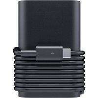 Black Origin Storage DELL power adapter with coiled cable and USB-C connector.