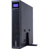 Black Origin Storage Uniti Power Symphony UPS with digital display and perforated front panel, 2U rackmount design.