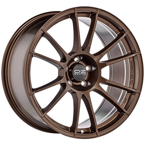 OZ Racing I-TECH Ultraleggera HLT alloy wheel in matte bronze, featuring a sleek design with 10 spokes, 20x10 inch size, ET40 offset, and 5x114.3 PCD, sold as a set of 4.