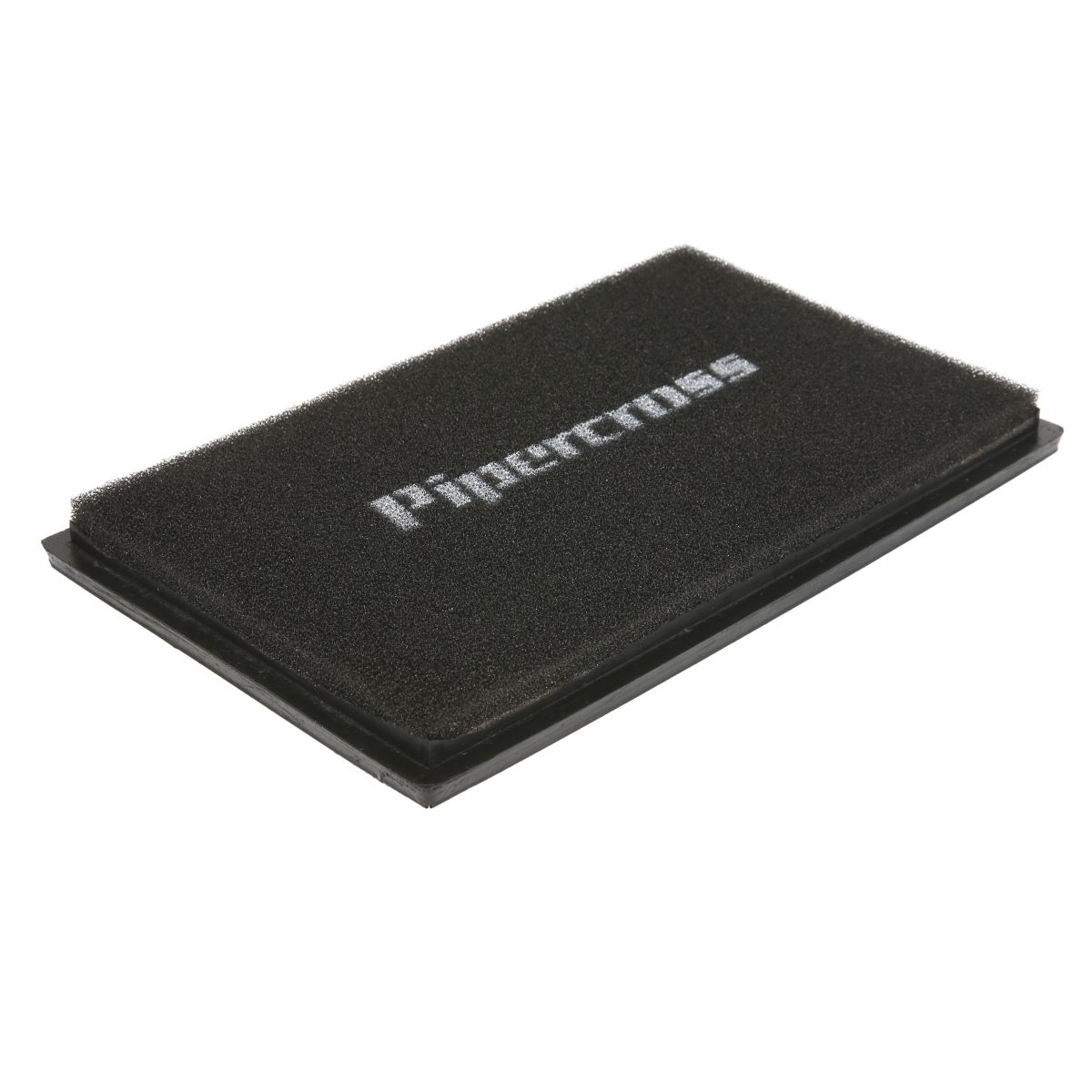 Black rectangular air filter panel measuring 270x165mm, featuring a textured foam material and the "Pipercross" logo in white on the surface.