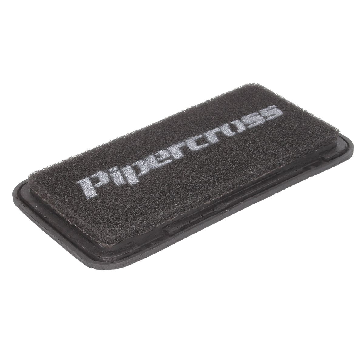 Black rectangular air filter panel measuring 290x150mm with a textured surface and the "Pipercross" logo prominently displayed in white.