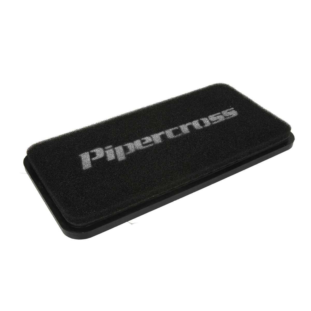Black rectangular air filter panel measuring 310x154mm, featuring a textured surface and the "Pipercross" logo in white, designed for performance replacement.