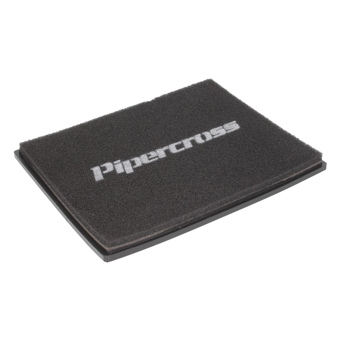 Black rectangular air filter panel with a textured foam surface, featuring the white "Pipercross" logo prominently displayed. Dimensions are 324x256mm.