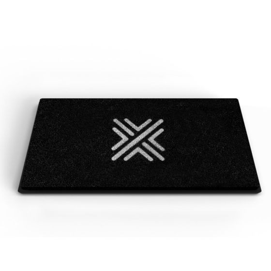 Black rectangular performance air filter element measuring 325x156mm, featuring a textured surface and a prominent white Pipercross logo in the center.