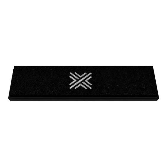 Black rectangular air filter panel measuring 355x81mm, featuring a textured surface with a silver Pipercross logo in the center.