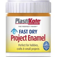 PlastiKote copper enamel paint bottle, 59ml, with white cap and blue label, ideal for crafts and small projects.