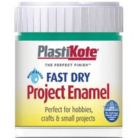 PlastiKote Fast Dry Enamel Paint, jade color, 59ml bottle with white cap and colorful label for crafts and projects.