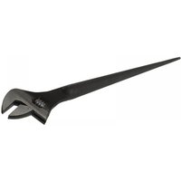 Steel adjustable podger spanner with a tapered handle and black finish.