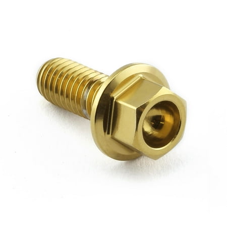 Gold stainless steel ABS mount bolt with a hexagonal head and threaded shaft, designed for durability and corrosion resistance.