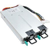 Grey QNAP PWR-SET-DT04 power supply unit, 250 W, dual fans, multicolored cables, rectangular metal casing.