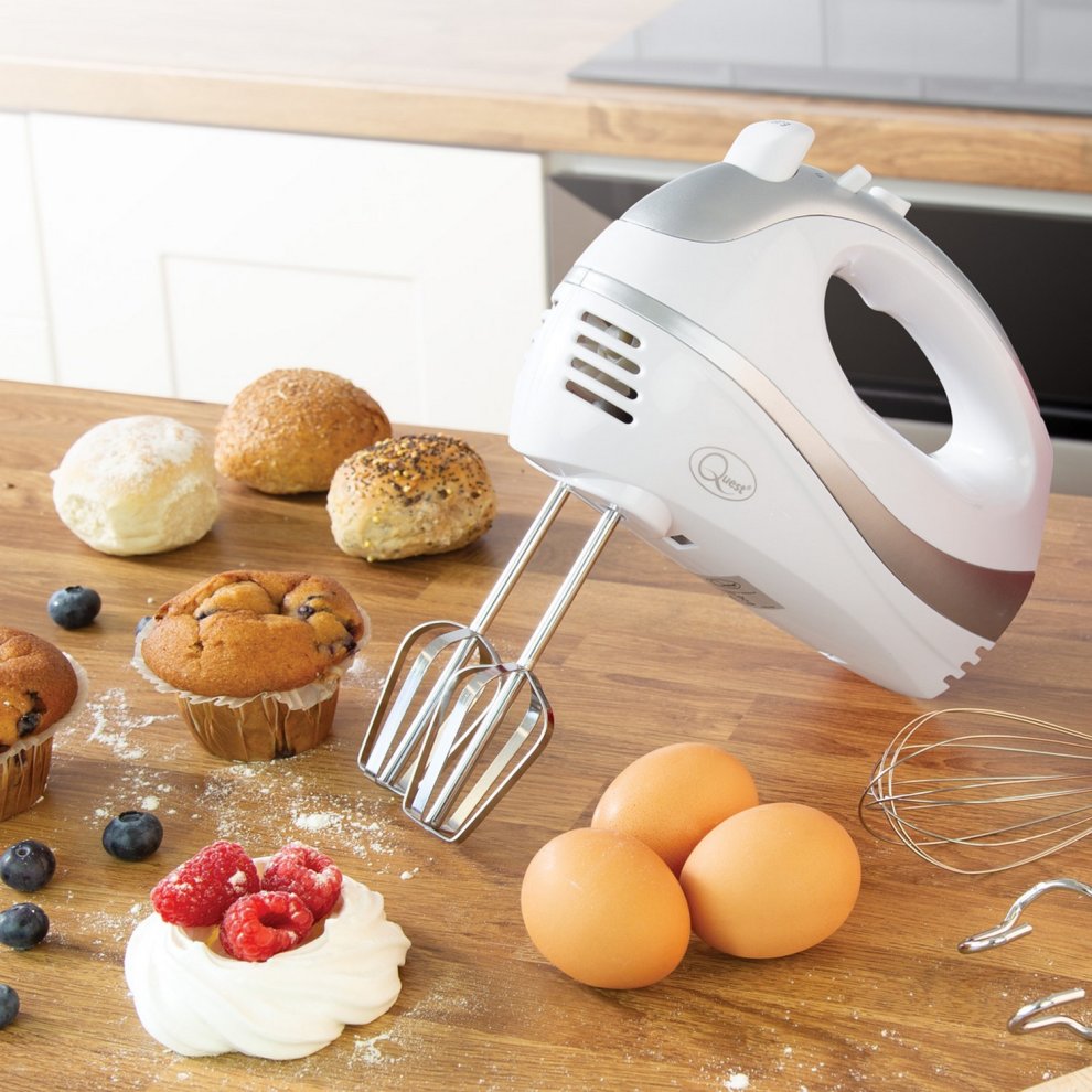 Quest Professional Hand Mixer - White/Silver - image 5