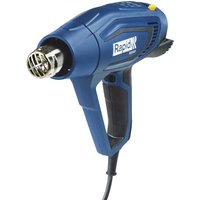 Blue Rapid R2000 hot air heat gun with ergonomic handle and metal nozzle.