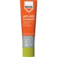 Rocol Anti-Seize Compound tube, orange and silver with green cap, copper-based formula for corrosion prevention.