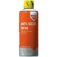 Orange Rocol Anti-Seize Spray can with yellow cap, bold white text, and triangular logo.