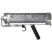 Rocol Easyline Edge Handheld Applicator, silver with black handle and trigger, cylindrical design for precise application.
