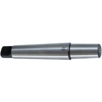 Rohm 14984 Morse Taper Arbor, metallic cylindrical tool with tapered end and black square base.