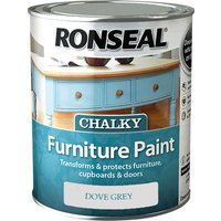 Ronseal Chalky Furniture Paint Dove Grey 750ml - image 3