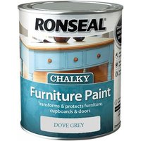 Ronseal Chalky Furniture Paint Dove Grey 750ml - image 4
