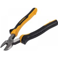 Black and yellow Roughneck 10-126 diagonal cutting pliers, 200mm, with ergonomic handles and sharp cutting edges.