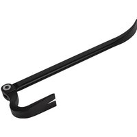 Black Roughneck adjustable Gorilla Bar® 600mm with curved claw and flat chisel end.