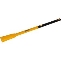 Yellow and black Roughneck fibreglass pick handle with ergonomic grip and reinforced core.