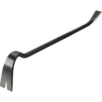 Black Roughneck Gorilla Bar Pro with curved claw and flat chisel ends for prying and lifting.