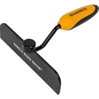 Black Roughneck Gorilla Block Buster Bolster with wide blade and yellow handle.