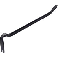 Black Roughneck Gorilla Striking Bar with angled claw and flat chisel end.