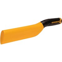 Yellow and black Roughneck Pro Lead Setting In Stick with a flat, wide blade and ergonomic handle.