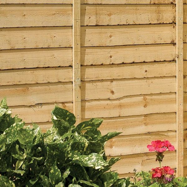 Rowlinson Pressure Treated Traditional Lap Panel 6 x 3ft - image 3