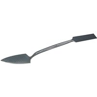 RST Trowel and Square Small Tool with a pointed trowel end and flat square end, metallic finish.