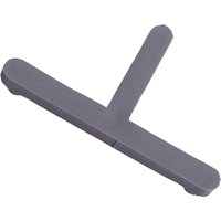 Gray Rubi T Joint Tile Spacer with a T-shaped design for even tile spacing.