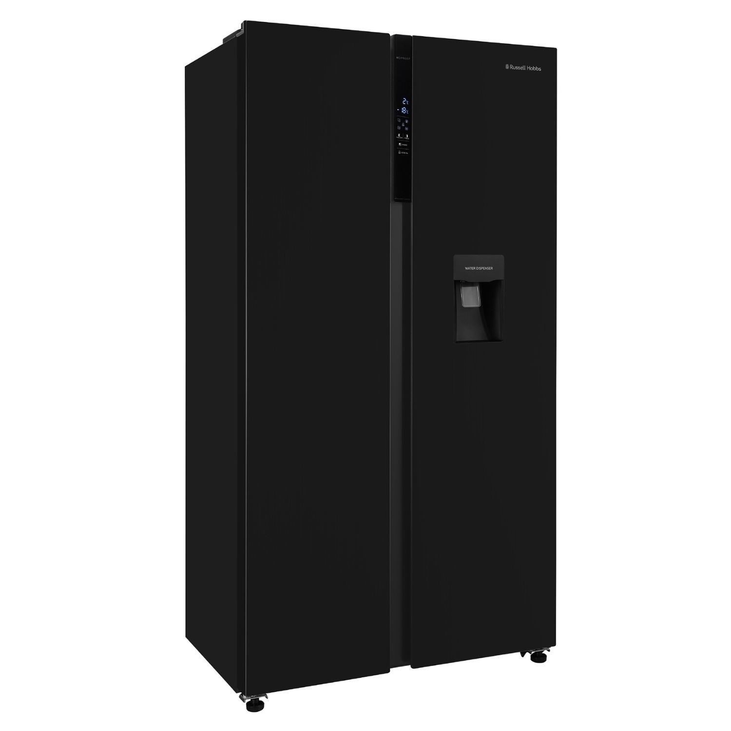 Russell Hobbs RH90AFF201B-WD Black 70/30 Split Frost Free 439L Fridge Freezer with Water Dispenser - image 2
