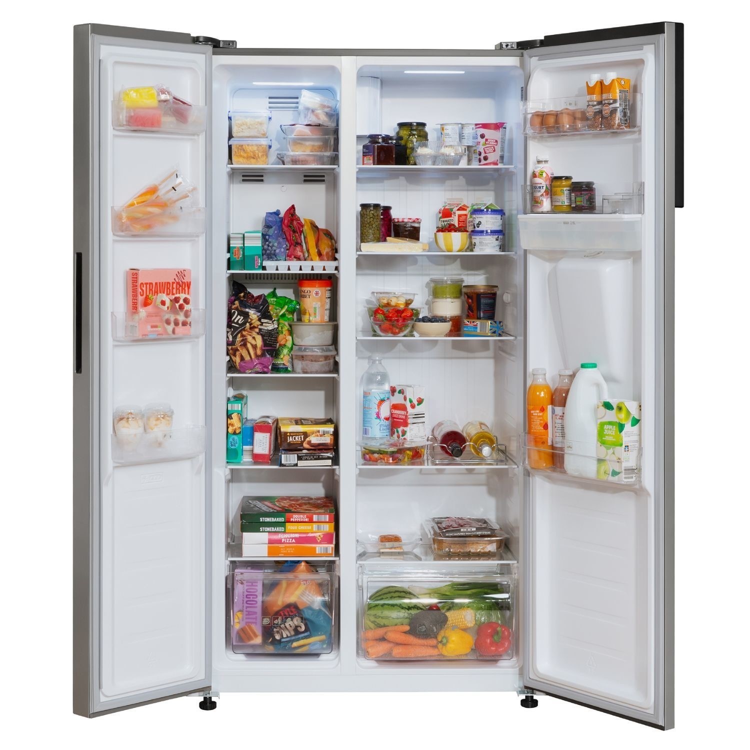 Russell Hobbs RH90AFF201SS-WD Inox 70/30 Split Frost Free 439L Fridge Freezer with Water Dispenser - image 5