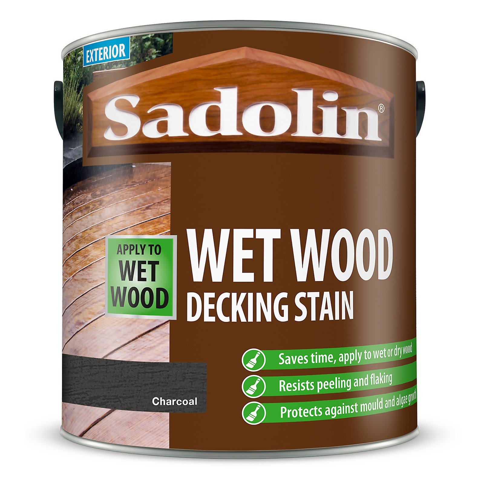 Sadolin Wet Decking Stain 2.5L Charcoal - image 4