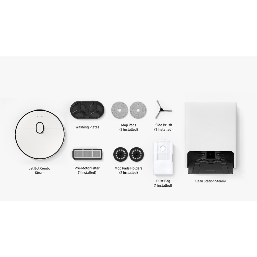 Samsung VR7MD96514G Bespoke Jet Bot™ Combo+ 3-in-1 Cleaning Robot Vacuum Cleaner - image 2