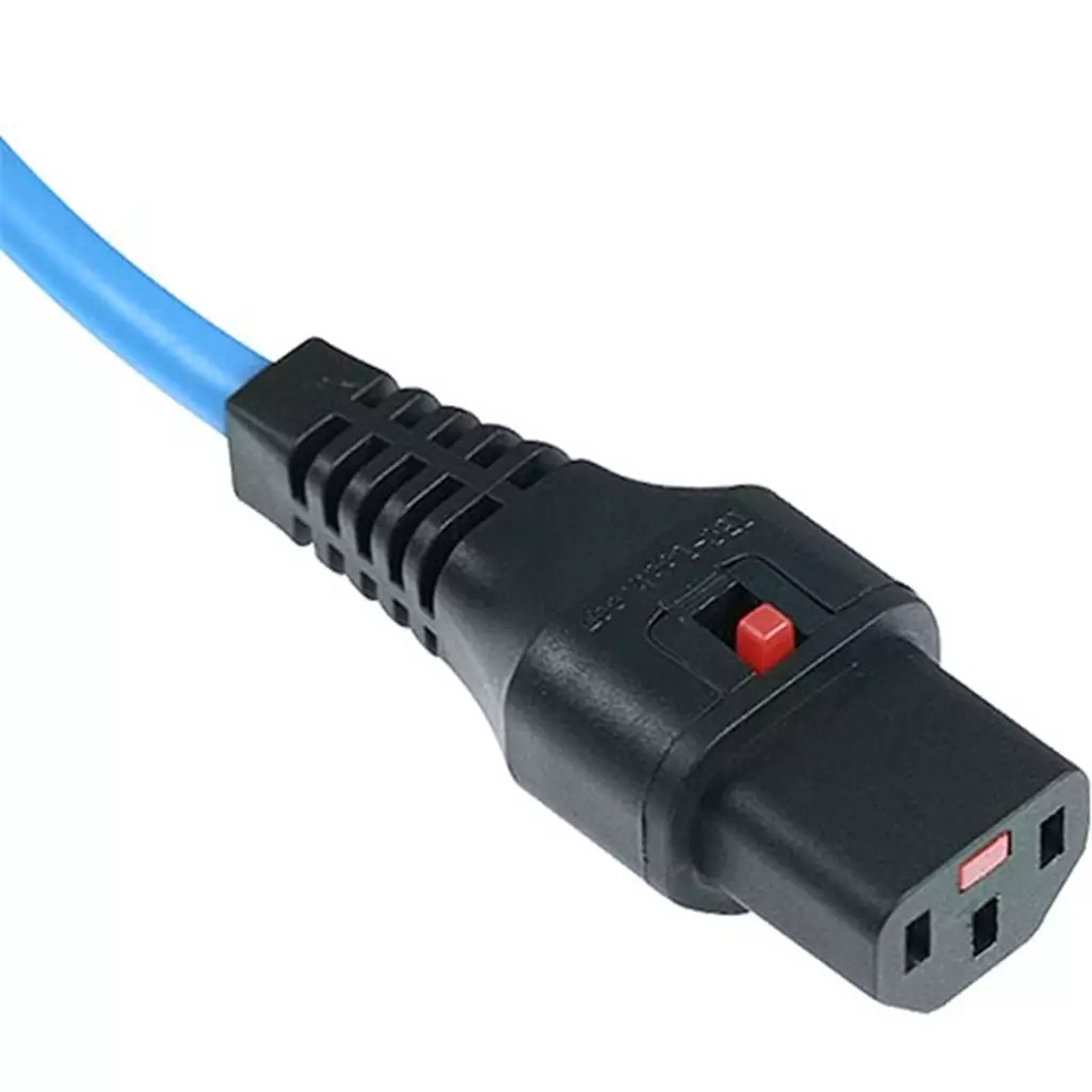 Scolm 1M C14-C13 Lck Bl PVC 1.0MM - image 2