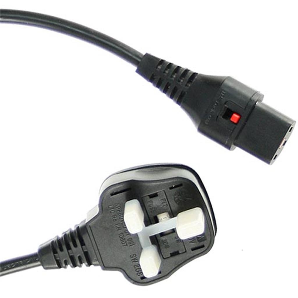 Scolm 2M UK C13 Lck Bk PVC 1.0MM - image 2